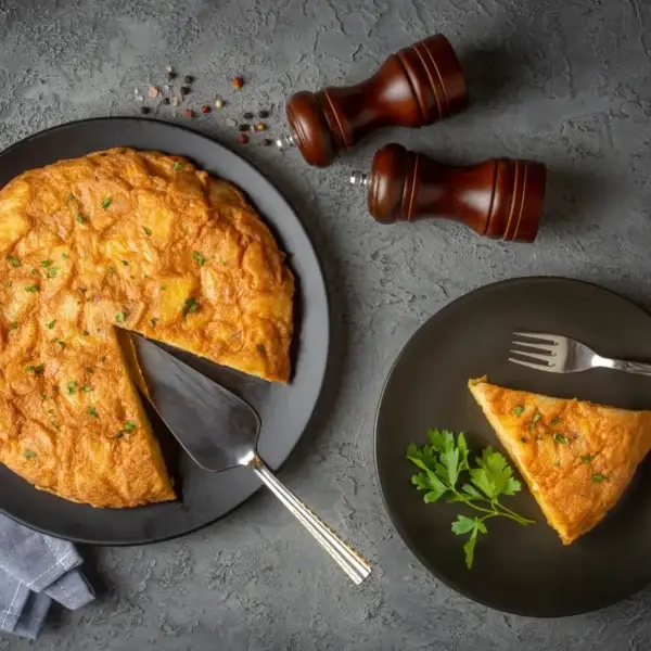 Spansk Kartoffelomelet