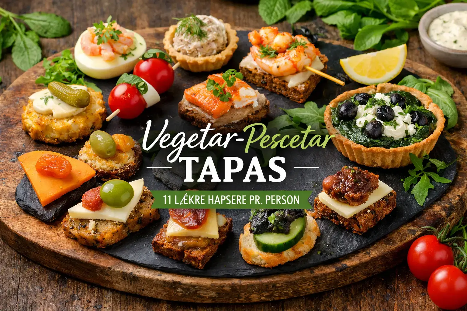 Vegetarpescetar.webp Vegetar-Pescetar Tapas - Billede 1